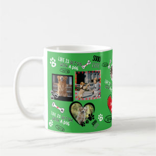 Custom Dog Face Mug, Personalized Dog Photo Coffee Mug