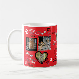 Custom Dog Face Mug, Personalized Dog Photo Coffee Mug