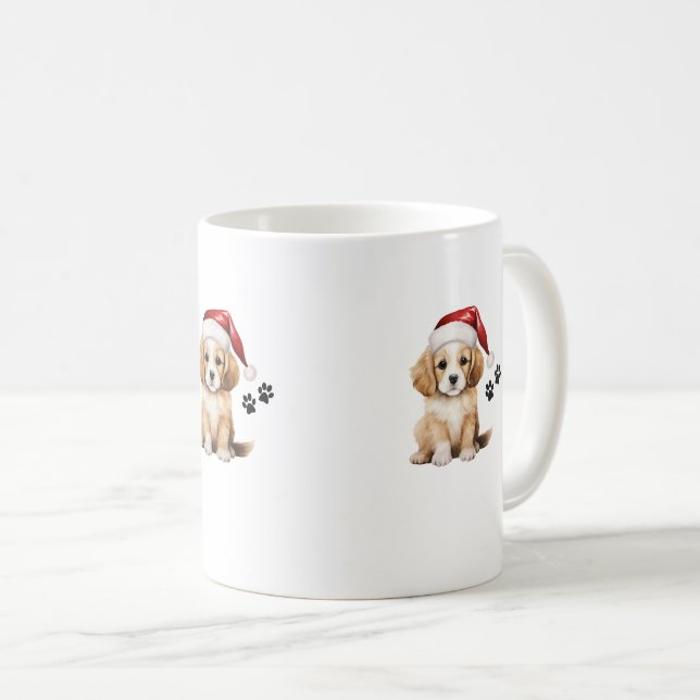 Custom Dog Face Mug, Personalized Pet Mug, Dog Mom Coffee Mug (Front Right)