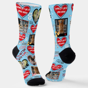 Custom Dog Face Socks, Personalized Dog Photo Socks