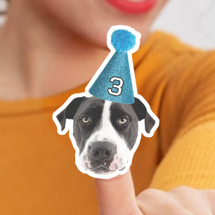 Custom Dog Face Stickers, Custom Face Birthday 