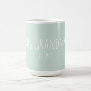 Custom Dog Grandma Modern  Coffee Mug