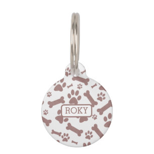 Custom Dog ID Tags with Name and Contact Info