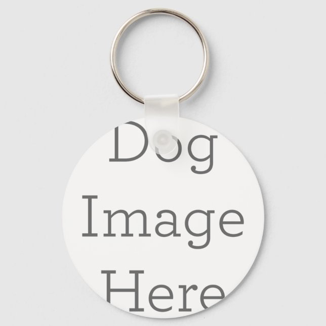 Metal Circle Keychain, 5.08 cm (Front)