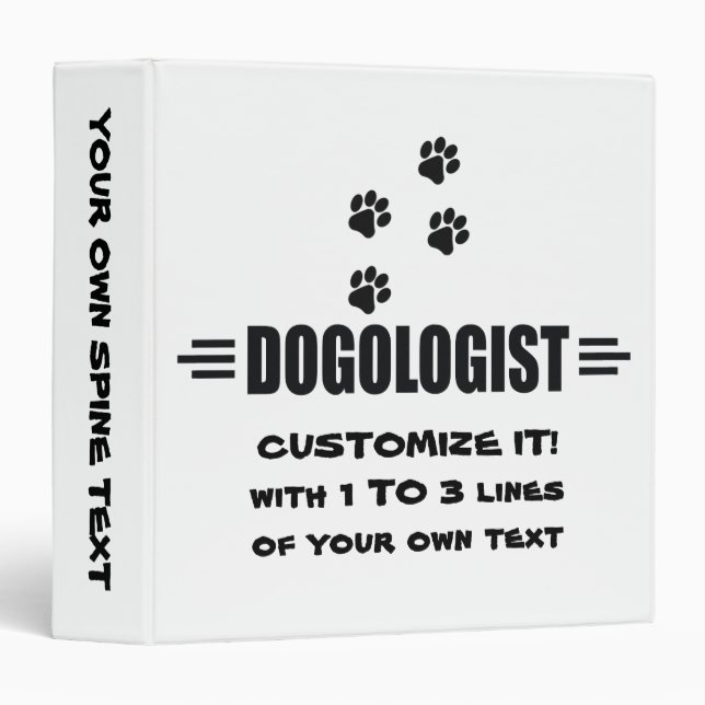 Custom Dog Lover Binder (Front/Spine)