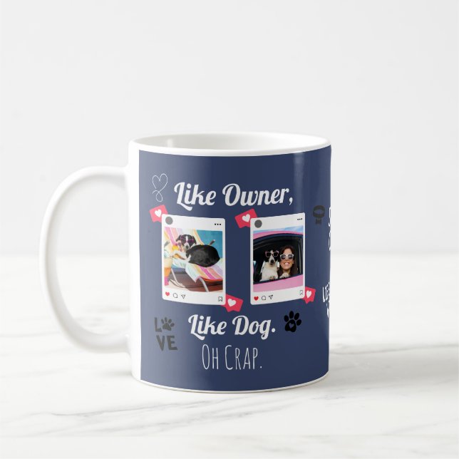 Custom Dog Lover Mug | Personalized Pet Photo Gift (Left)