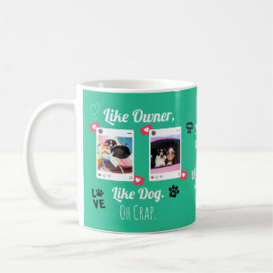 Custom Dog Lover Mug   Personalized Pet Photo Gift