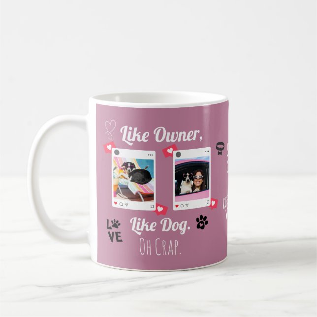 Custom Dog Lover Mug | Personalized Pet Photo Gift (Left)
