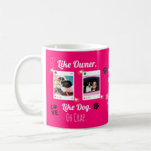 Custom Dog Lover Mug   Personalized Pet Photo Gift