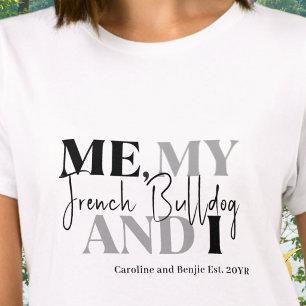 Custom Dog Lover Name Established Funny Quote T-Shirt