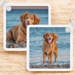 Custom Dog Lover Personalized Pet Photo Keychain<br><div class="desc">Take your furry friend with you everywhere with this Custom Dog Lover Personalized Pet Photo Keychain. Upload your favourite photo of your dog to create a one-of-a-kind keepsake that’s perfect for keys, bags, or gifting. Whether it's a joyful snapshot, a puppy picture, or a beloved memory, this keychain turns your...</div>
