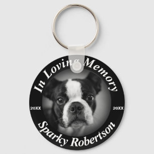 Custom Dog Memorial Keychain