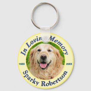 Custom Dog Memorial Keychain