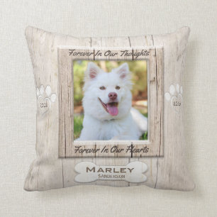 Custom Dog Memorial Throw Pillow
