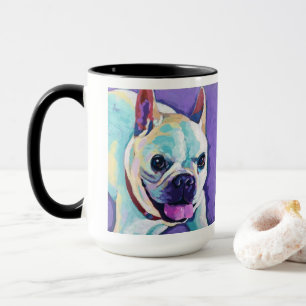 Custom Dog Painting - French Bulldog Lover Mug