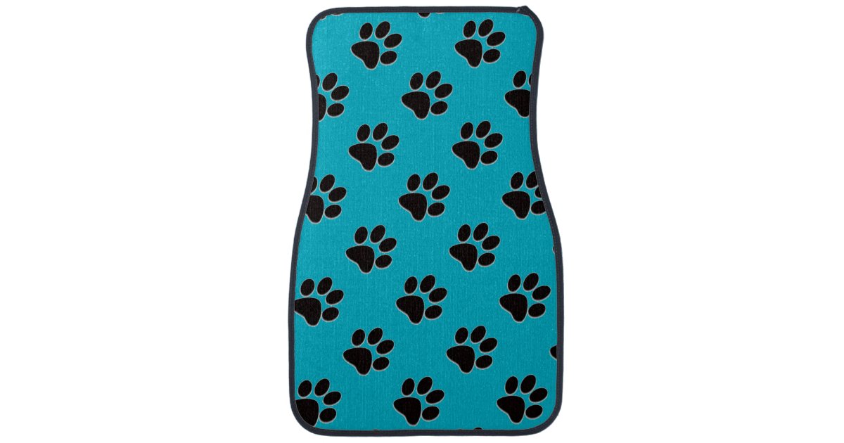 Custom Dog Paw Prints Floor Mats Zazzle
