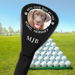Custom Dog Pet Photo Personalized Monogram Golf Head Cover<br><div class="desc">Best Dad By Par ... Two of your favourite things , golf and your dog ! Now you can take your best friend with you as you play 18 holes . Customize these dog golf head covers with your dogs favourite photo and name . Great gift to all golf and...</div>