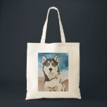 Custom Dog Pet Tote Bag<br><div class="desc">Looking for some pick-me-up motivation at work? Or the perfect custom gift to make your pet-loving loved one smile? This custom tote should do the trick! Customizable for every occasion and truly unique with the addition of your Honey Boo Designs custom digital portrait of your pet!</div>