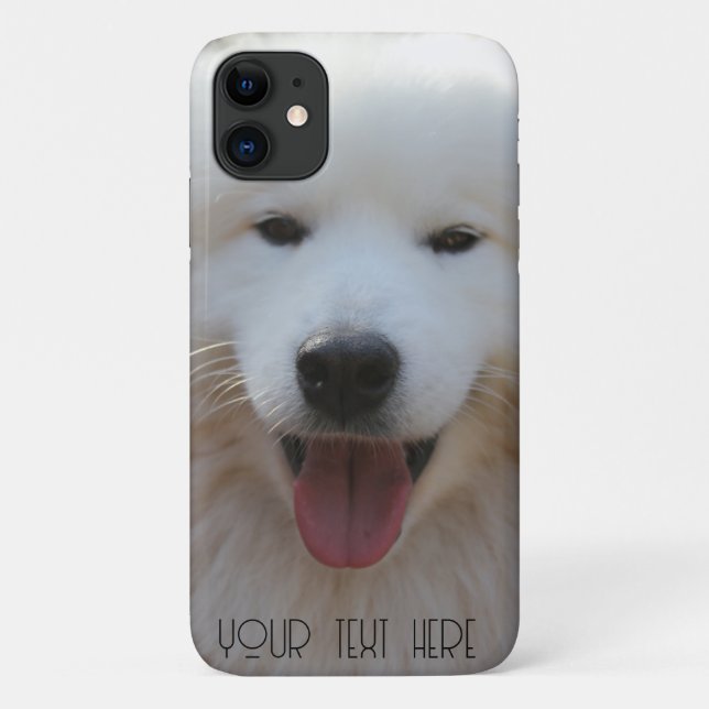 Custom Dog Photo – Add Pet Image & Name Case-Mate iPhone Case (Back)