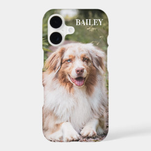 Custom Dog Photo and Name Personalized Pet