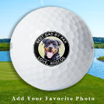 Custom DOG Photo Best DAD By Par Callaway Golf Balls<br><div class="desc">Best Dad By Par ... Two of your favourite things , golf and your dog ! Now you can take your best friend with you as you play 18 holes . Customize these wilson golf balls with your dogs favourite photo and name . Great gift to all golf and dog...</div>