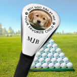 Custom Dog Photo Best Dad By Par Pet Monogram   Golf Head Cover<br><div class="desc">Best Dad By Par ... Two of your favourite things , golf and your dog ! Now you can take your best friend with you as you play 18 holes . Customize these dog golf head covers with your dogs favourite photo and name . Great gift to all golf and...</div>