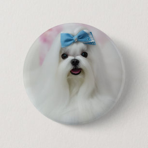 Custom Dog Photo Cute Fur Baby Personalized 2 Inch Round Button