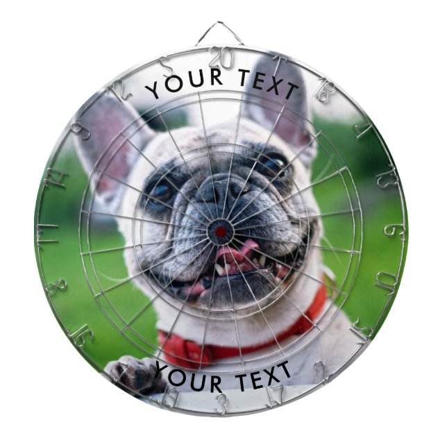 Custom Dog Photo Dartboard (Front)