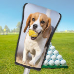 Custom Dog Photo Family Pet Personalized Putter Golf Head Cover<br><div class="desc">Custom photo golf head cover of your best friend. Customize these golf head covers and matching golf accessories with your favourite family, pet, dog, kids photo. Great gift to all golfers, golf lovers, dog lovers, dog mom and dog dad. COPYRIGHT © 2020 Judy Burrows, Black Dog Art - All Rights...</div>
