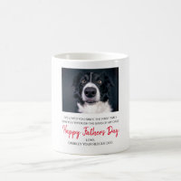 Custom Dog Photo Father's Day From Rescue Dog