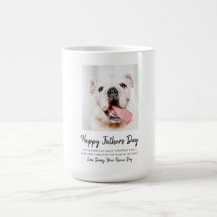 Custom Dog Photo Father's Day Mug