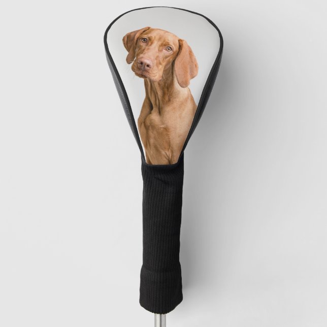 Custom Dog Photo Golf Golf Head Cover (Front)