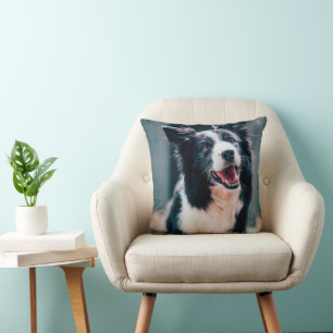 Custom Dog Photo Magnet Personalized Pet Portrait Throw Pillow