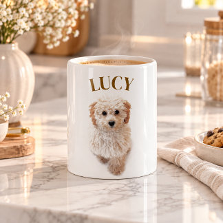 Custom Dog Photo Mug – Personalized with Your Pet