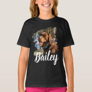 Custom Dog Photo & Name Personalized T-Shirt