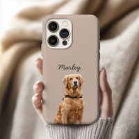 Custom Dog Photo Phone Case Gift for Her or Him