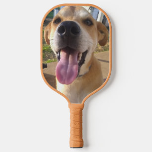 Custom Dog Photo Pickleball Paddle