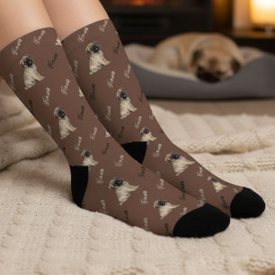 Custom Dog Photo Socks