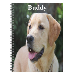 Custom Dog Photo Spiral Notebook