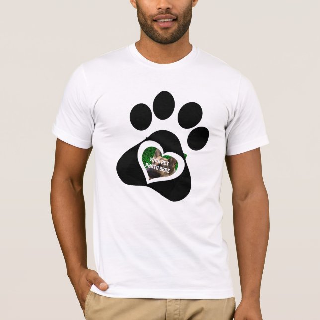 Custom Dog Photo Tee - Personalized Pet Gift (Front)