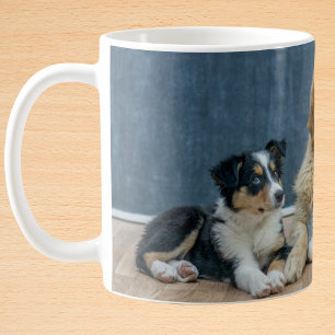 Custom Dog Photo Wrap-Around Coffee Mug