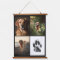Custom Dog Photos Collage Paw Print Personalized