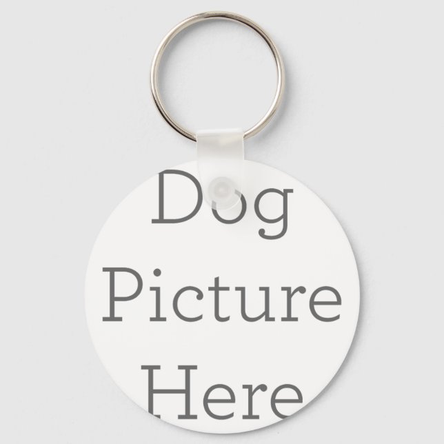 Metal Circle Keychain, 5.08 cm (Front)