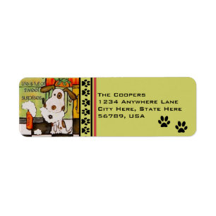 Custom Dog Return Address Labels