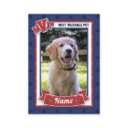 Custom Dog Trading Cards, Classic MVP Pet Trading