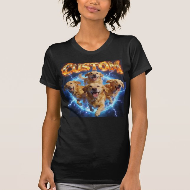 Custom Dog Vintage Washed Shirt (Front)