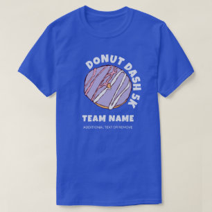 Custom Donut Dash 5k Team T-Shirt