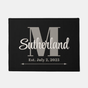 Custom Doormat Wedding Gift Idea Est Last Name