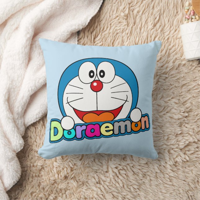 Custom Doraemon Fanart Throw Pillow (Blanket)