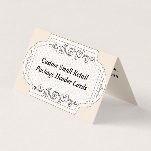 Custom Dot Folded Display Hang Package Header Card (Front)